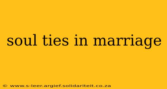 soul ties in marriage