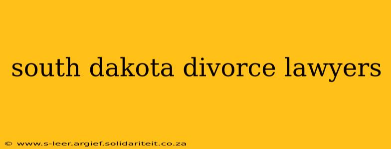 south dakota divorce lawyers
