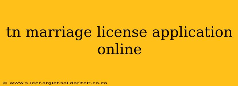 tn marriage license application online