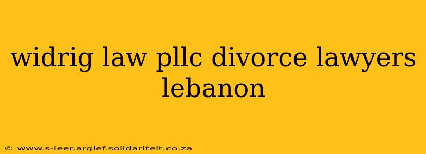 widrig law pllc divorce lawyers lebanon
